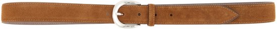 Ulla Popken Suede Thin Belt Brown - Naiste vööd - 