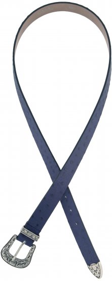 Ulla Popken Classic Belt Blue - Naiste vööd - 