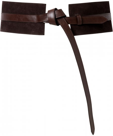 Ulla Popken Tie Belt Mocha - Naiste vööd - 