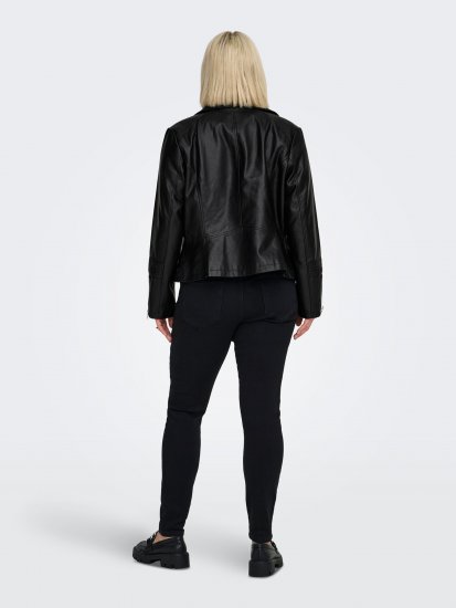 Only Carmakoma Emmy Biker Jacket Black - Nahkjoped - 