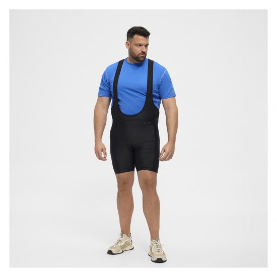 North Latitude Sport Bike Shorts With Suspenders Black - Jalgrattariided - 