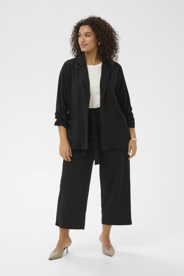 Kaffe Curve Pheolo 3/4 Sleeve Blazer Black Deep - Pintsakud - 