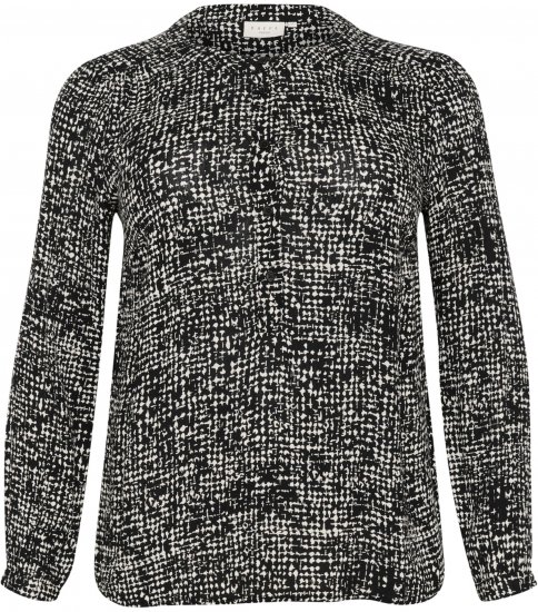 Kaffe Curve Mila Ami Pluus Must/Turtledove - Pluusid & tuunikad - 