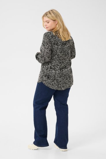 Kaffe Curve Mila Ami Pluus Must/Turtledove - Pluusid & tuunikad - 