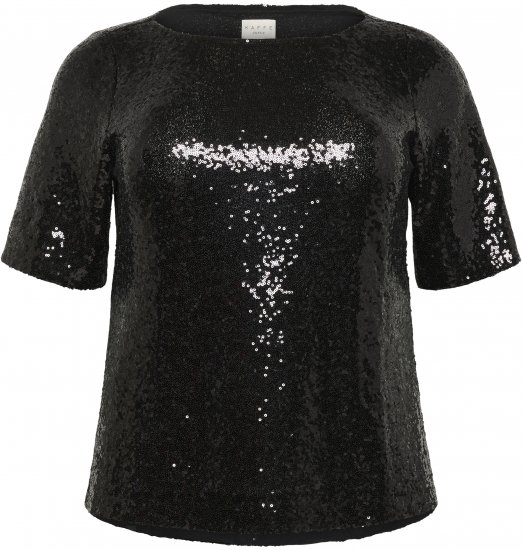 Kaffe Curve Mirana Sequin Blouse Black - Pluusid - 