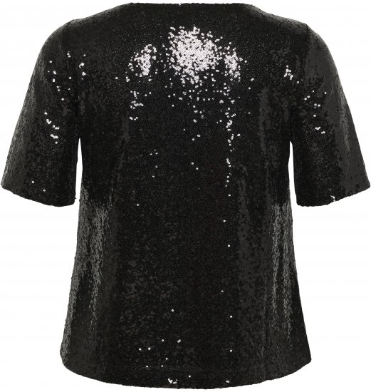 Kaffe Curve Mirana Sequin Blouse Black - Pluusid - 