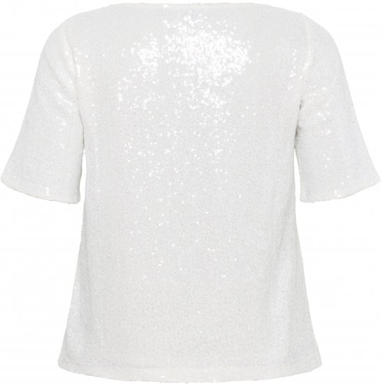 Kaffe Curve Mirana Sequin Blouse Chalk - Pluusid - 