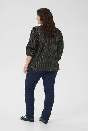 Kaffe Curve Luisa Blouse Black Deep - Pluusid - 