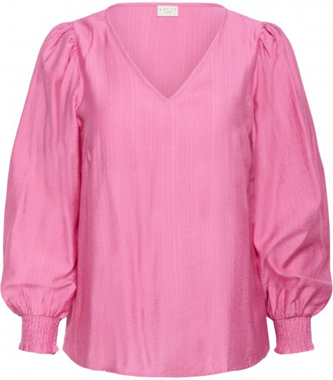 Kaffe Curve Sofia Blouse Pink Power - Pluusid - 