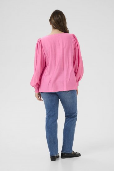 Kaffe Curve Sofia Blouse Pink Power - Pluusid - 
