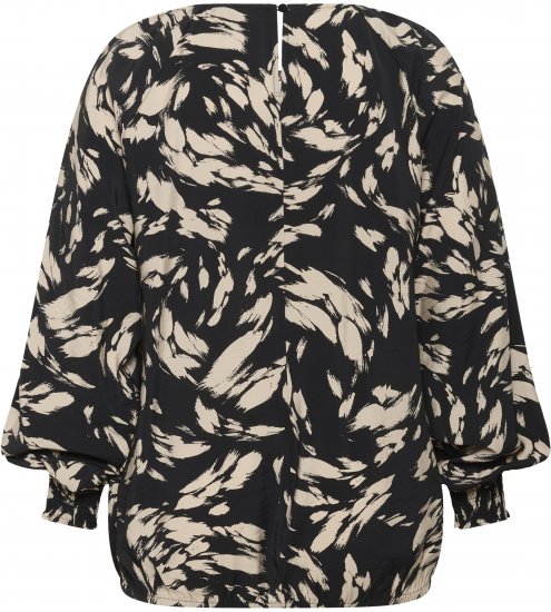 Kaffe Curve Olla Pikkade varrukatega pluus Must - Pluusid & tuunikad - 