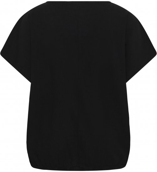 Kaffe Curve Nana Lühikeste varrukatega pluus Must - Pluusid & tuunikad - 