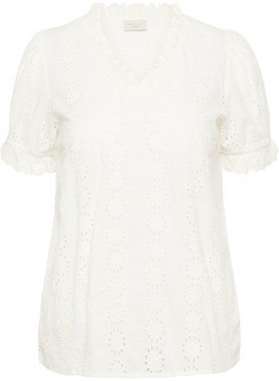 Kaffe Curve Dina Blouse White - Pluusid - 
