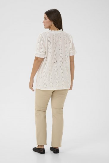 Kaffe Curve Dina Blouse White - Pluusid - 