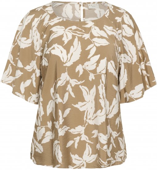Kaffe Curve Marla Blouse Oak Chalk Leaf - Pluusid - 