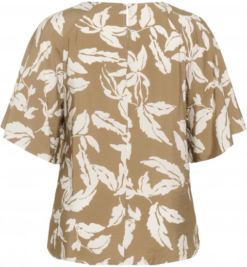 Kaffe Curve Marla Blouse Oak Chalk Leaf - Pluusid - 