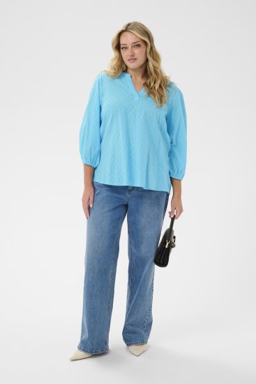 Kaffe Curve Thea Blouse Aquarius Blue - Pluusid & tuunikad - 
