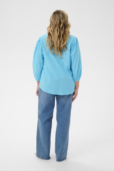 Kaffe Curve Thea Blouse Aquarius Blue - Pluusid & tuunikad - 