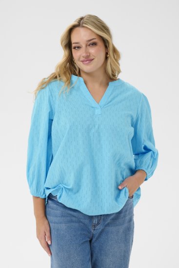 Kaffe Curve Thea Blouse Aquarius Blue - Pluusid & tuunikad - 