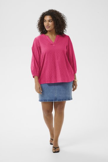 Kaffe Curve Thea Blouse Beetroot Purple - Pluusid - 