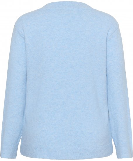 Kaffe Curve Jilanda V-Neck Pullover Blue - Kampsunid ja kudumid - 