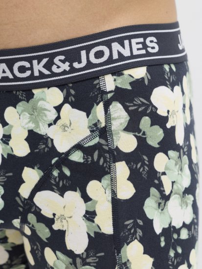 Jack & Jones Acray Flower Boxers 3-Pack Black/Navy - Aluspesu ja ujumisriided - Aluspesu 2XL-8XL