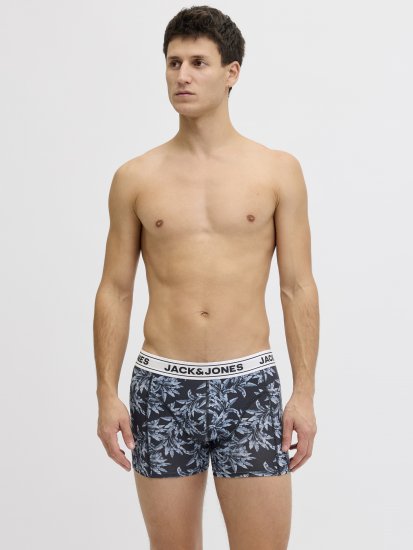 Jack & Jones Acray Flower Boxers 3-Pack Black/Navy - Aluspesu ja ujumisriided - Aluspesu 2XL-8XL