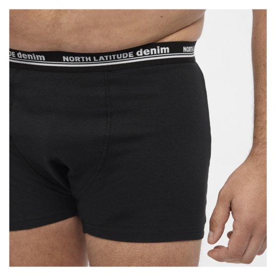 North Latitude 5-Pack Boxershorts Black - Bokserid - Meeste suured bokserid