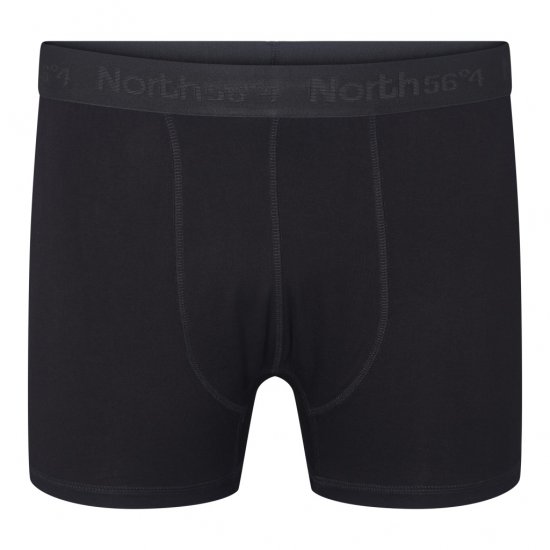 North Latitude Bamboo 2-Pack Trunks Black - Bokserid - Meeste suured bokserid