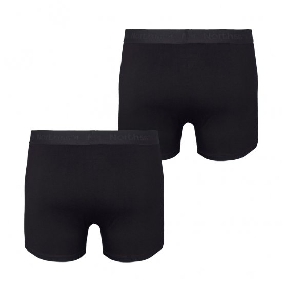 North Latitude Bamboo 2-Pack Trunks Black - Bokserid - Meeste suured bokserid