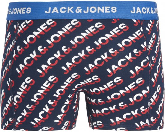 Jack & Jones Logo Trunks 3-Pack Navy Blazer - Aluspesu ja ujumisriided - Aluspesu 2XL-8XL
