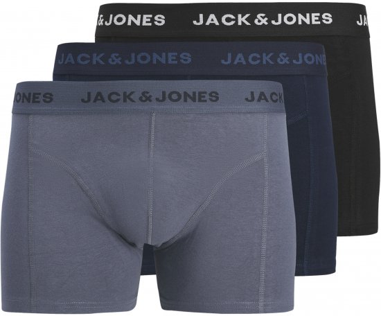 Jack & Jones jeremiah Solid Trunks 3-Pack Navy Blazer - Aluspesu ja ujumisriided - Aluspesu 2XL-8XL