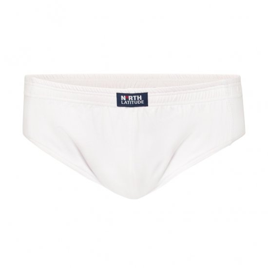 North Latitude Brief Underwear White - Aluspüksid - Meeste Aluspüksid Suured Suurused