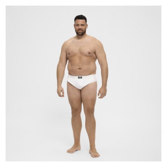 North Latitude Brief Underwear White - Aluspüksid - Meeste Aluspüksid Suured Suurused