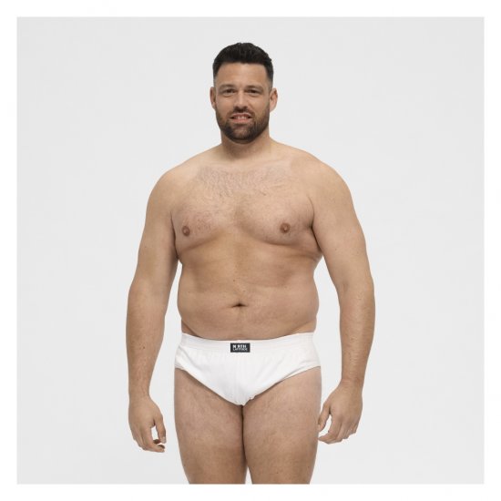 North Latitude Brief Underwear White - Aluspüksid - Meeste Aluspüksid Suured Suurused