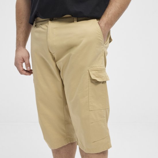 North Latitude 51136 Capri Shorts Beige - Lühikesed püksid - Lühikesed Püksid suured suurused: W40-W60