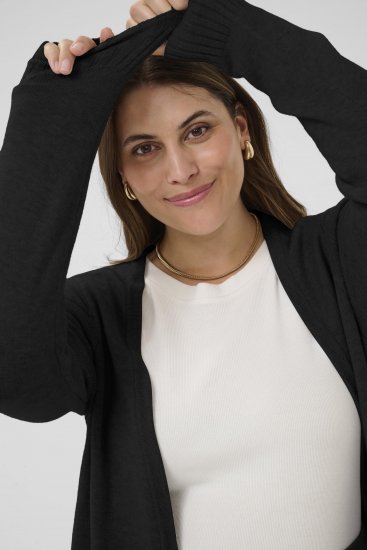 Kaffe Curve Alianna Knit Cardigan Black Deep - Kardiganid - 