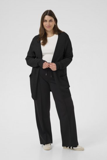Kaffe Curve Alianna Knit Cardigan Black Deep - Kardiganid - 