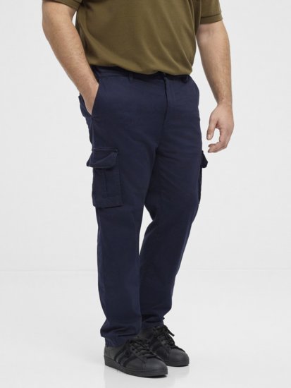 North Latitude 51141 Stretch Cargo Pants Navy - Teksad ja püksid - Meeste suured teksad W40 – W70