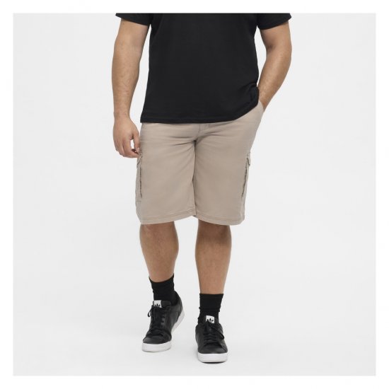 North Latitude Cargo Shorts Sand - Lühikesed püksid - Lühikesed Püksid suured suurused: W40-W60