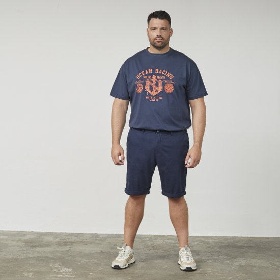 North Latitude 61147 Chino-Shortsid Meresinine - Lühikesed püksid - Lühikesed Püksid suured suurused: W40-W60