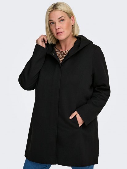 Only Carmakoma Sedona Light Coat Black - Talvemantlid - 