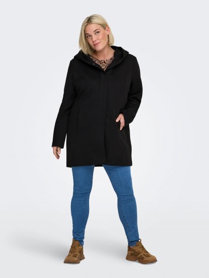Only Carmakoma Sedona Light Coat Black - Talvemantlid - 