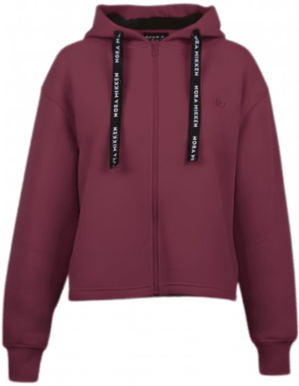 Nora Mikken GERTRUD Cropped Hoodie Burgundy - Sviitrid ja dressipluusid - 