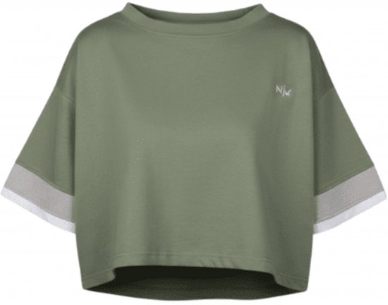 Nora Mikken AGNES Crop Top Green - T-särgid - 