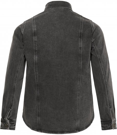 Kaffe Curve Petri Denim Jacket Grey Vintage Wash - Joped - 