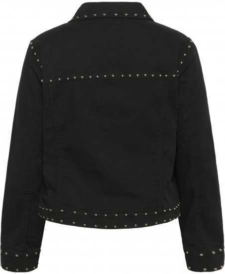 Kaffe Curve Brenn Twill Jacket Washed Black - Teksajakid - 