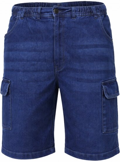 Espionage ST063 Denim Cargo Shorts Blue - Lühikesed püksid - Lühikesed Püksid suured suurused: W40-W60