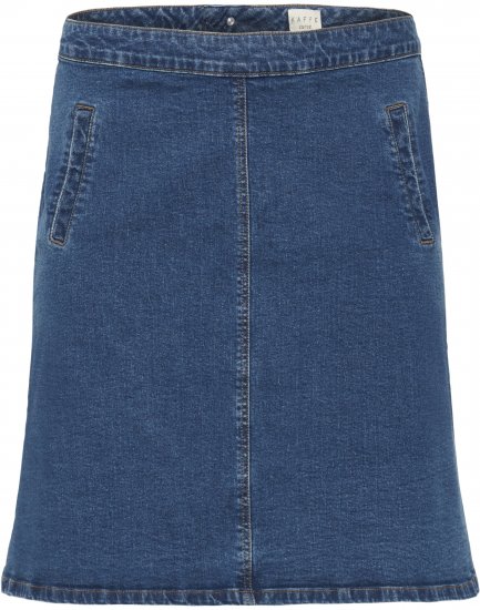 Kaffe Curve Leni Denim Skirt Blue - Seelikud - 