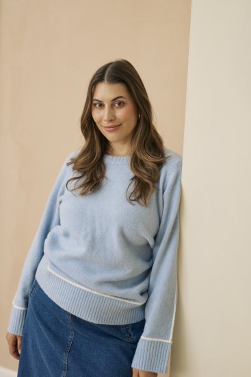 Kaffe Curve Leni Denim Skirt Blue - Seelikud - 